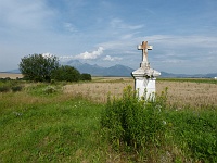 EBI 2014 Mirek 048  Křížek u silnice před Spišskou Belou - pondělí, 4. srpna