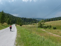 EBI 2014 Mirek 098  U Olšavice nás cesta vede přímo do bouřky (Hana) - úterý, 5. srpna