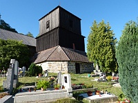 EBI 2015 Mirek 032  Mladějov, Zde na hřbitově v Mladějově se nachází hrob F. J. Gerstnera - neděle, 26. července