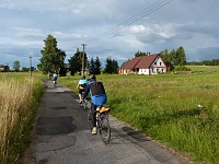 EBI 2015 Mirek 065  Hajnice, Zde už projíždíme původně německou obcí - pondělí, 27. července