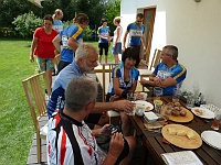 EBI 2015 Mirek 245  Hrabová, Přijíždějí další ebicyklisté - sobota, 1. srpna