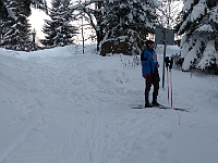 SKI 2015 Mirek 002  Láďa na Papajském sedle - středa, 4. února