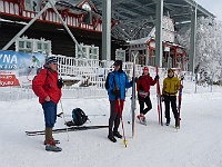 SKI 2015 Mirek 004  Začínáme u Libušína na Pustevnách - čtvrtek, 5. února