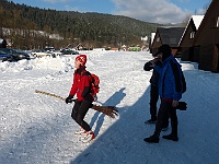 SKI 2015 Mirek 030  Opravdu letím! (Ilona) - pátek, 6. února