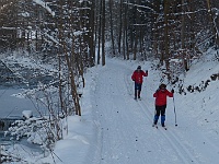 SKI 2015 Mirek 031  Okolo Bečvy (Hejtman, Hanka Cábová) - pátek, 6. února