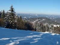 SKI 2015 Mirek 056  Radhošť je v dálce támhle - sobota, 7. února