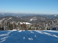 SKI 2015 Mirek 058  Přímo před námi je Lysá hora - sobota, 7. Února