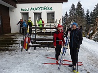 SKI 2016 Mirek 047  Konečně na Martiňáku (Ilona, Martin) - sobota, 20. února