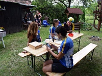 Ebi 2017 Mateno 061  31.7.,"snídaně v trávě" u Katky Žilinskej v Kláštori p/Znievom