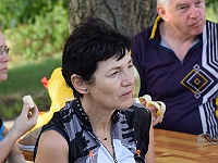 Ebi 2017 Mateno 111  2.8.,HV Partizánske - LInda Rumlová pri počúvaní V. Mesštera o hvezdárni
