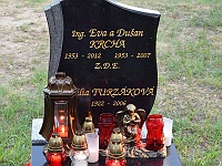 Ebi 2017 Mateno 184  5.8.,na cintoríne v Studenom - spomienka na Evku a Dušana Krchovích