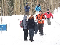 Ski 2017 Hom 004  Další pocestní dorážejí na Papajské sedlo