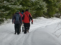 SKI 2017 Mirek 017  Cestou nahoru - pátek, 10. února