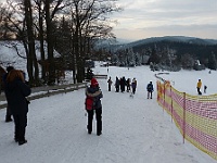 SKI 2017 Mirek 030  Na cestu zpět si vybíráme hřebenovou cestu - pátek, 10. února