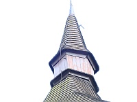 Ebi 2018 Hom 002  K zaseknuté sekeře ve střeše zvonice kostela Proměnění Páně v Bílém Újezdu se vztahuje několik pověstí