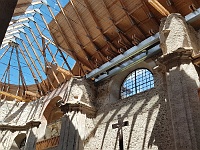 Ebi2018 Mateno 044  Neratov - zrekonštruovaný kostol zvnútra