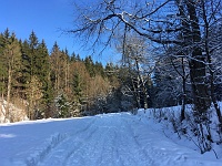 SKI 2019 Mirek 001  Sněhové podmínky vypadají letos dobře - středa, 6. února