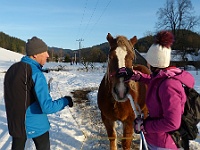 SKI 2019 Mirek 018  Tak ahoj! Už musíme jet. (Bohouš, Ilona) - čtvrtek, 7. února