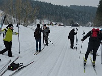 SKI 2019 Mirek 022  Na běžeckých tratích ve Velkých Karlovicích - pátek, 8. února