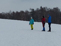 SKI 2019 Mirek 054  Viki, Hanka, Martin na nás stále čekají - sobota, 9. února