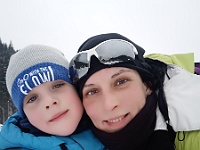 Ski 2019 July 39  A O ROK NA YDYKSEB - Beskydy -(z filmu S tebou mňe baví svět)  - July a Martinko