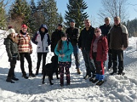 SKI 2020 Mirek 049  Skupinové foto na Papajském sedle - sobota, 8. února