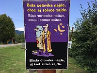 EBI 2021 Mirek 207  Rusínské úsloví psané latinkou a azbukou přeložené do slovenštiny - čtvrtek, 22. července