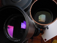 EBI 2022 Mirek 230  Sluneční dalekohled LS152THa, objektiv o průměru 152 mm a ohniskové vzdálenosti 900 mm pro pozorování v čáře H alfa. – středa, 10. srpna