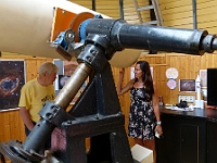 EBI 2022 Mirek 389  Robustní paralaktická montáž dalekohledu. (hejtman, paní Waldmannová) – sobota, 13. srpna
