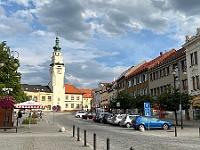 EBI 2023 Mirek 057  Náměstí v Boskovicích s radnicí. - neděle, 23. července