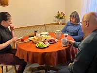 SKI 2024 Mirek 001  Po příjezdu nás čekala večeře. - čtvrtek, 22. února 2024