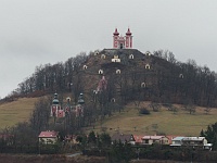 SKI 2024 Mirek 010  Vrch Kalvárie s kostelem Sv. Kríža s křížovou cestou. - pátek, 23. února 2024