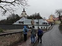 SKI 2024 Mirek 015  Stále prší a tak se rozhodujeme navštívit Nový zámok. - pátek, 23. února 2024