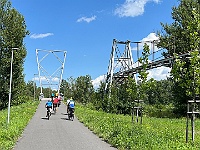EBI 2026 Mirek 103  Najíždíme na cyklostezku vedoucí po břehu Odry. - úterý, 28. července