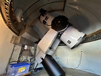 EBI 2026 Mirek 138  Nejprve si prohlédneme nový Newton o průměru 50 cm v západní kopuli. - čtvrtek, 30. července