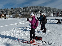SKI 2026 Mirek 023  Fotografujeme osadu Jizerka (Ilona, Evžen, Radka). - pátek, 20. února
