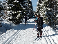 SKI 2026 Mirek 028  Vydáváme se na zpáteční cestu (Evžen, Radka). - pátek, 20. února