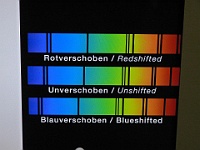EbiCERN 2025 Mirek 025  Vysvětlení rudého (Redshifted) a modrého (Blueshifted) posuvu spektrálních čar. - středa, 14. května