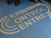 EbiCERN 2025 Mirek 045  Navštěvujeme řídící centrum CERNu. - čtvrtek, 15. května