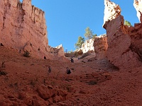 EBIZONA 2013 Mirek 018  Bryce Canyon, Cesta do kaňonu je docela strmá - čtvrtek, 17. října