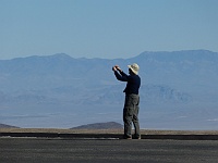 EBIZONA 2013 Mirek 050  Death Valley, Hejtman fotografuje Telescope Peak – pátek, 18. října
