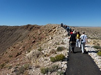 EBIZONA 2013 Mirek 112  Meteor Crater, Procházka po okraji kráteru – neděle, 20. října