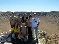 EBIZONA 2013 Mirek 115  Meteor Crater, Ebicykl u meteorického kráteru – neděle, 20. října