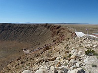 EBIZONA 2013 Mirek 119  Meteor Crater, Kráter v arizonské poušti – neděle, 20. října