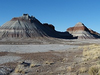 EBIZONA 2013 Mirek 125  Painted Desert, Modré homole v oblasti Blue Mesa – neděle, 20. října