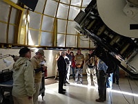 EBIZONA 2013 Mirek 195  Anderson Mesa, Ebizoňané v kopuli Hallova 42-inch dalekohledu – úterý, 22. října