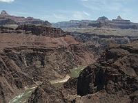 EBIZONA 2013 Mirek 245  Grand Canyon, Řeka Colorado je plná peřejí a teče 300 metrů pod námi – středa, 23. října