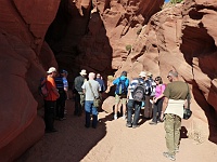 EBIZONA 2013 Mirek 277  Antelope Canyon, Tolik ebicyklistů najednou v kaňonu ještě nebylo – čtvrtek, 24. října