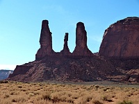 EBIZONA 2013 Mirek 312  Monument Valley, Skalní útvar Tři sestry - pátek, 25. října