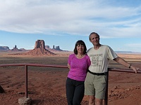 EBIZONA 2013 Mirek 322  Monument Valley, Společná fotografie na památku – Hana a Mirek - pátek, 25. října